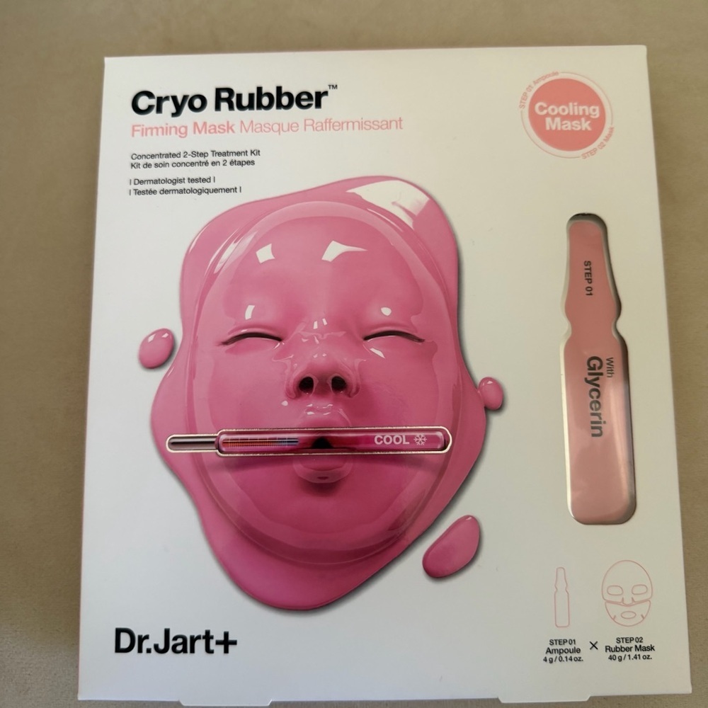 NIB Dr. Jart+ Cryo Rubber Firming Collagen Care Mask 1.5oz Skincare Collagen - Picture 7 of 7